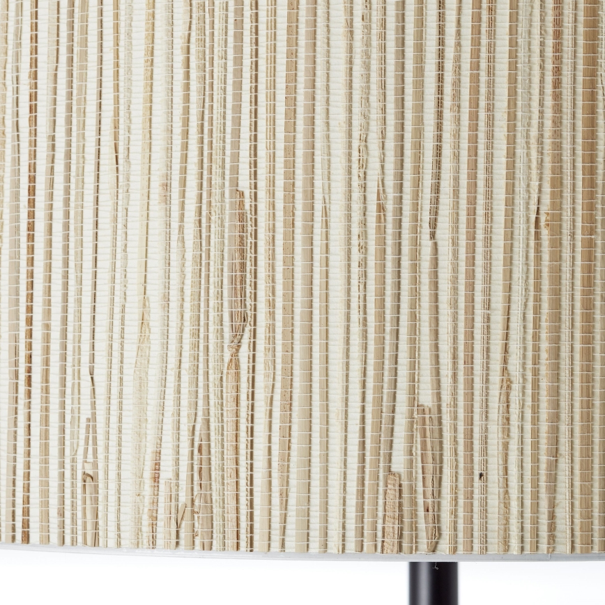 Brilliant - Stojacia lampa WIMEA 1xE27/52W/230V čierna/béžová