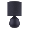 Brilliant - Stolná lampa AUREA 1xE14/20W/230V čierna