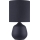 Brilliant - Stolná lampa AUREA 1xE14/20W/230V čierna