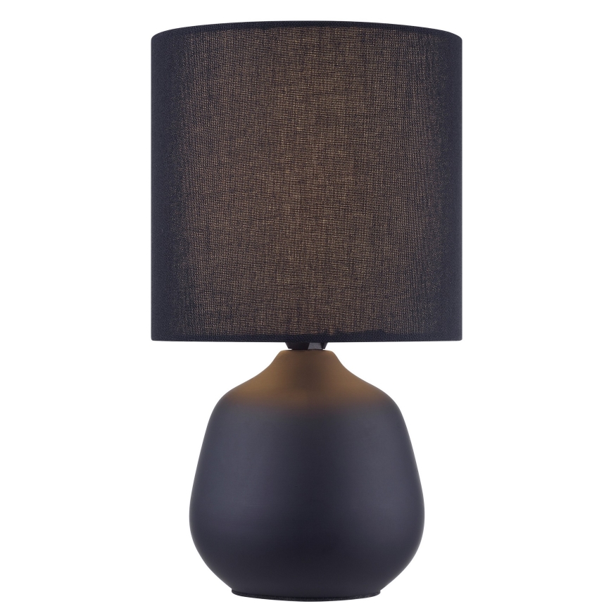 Brilliant - Stolná lampa AUREA 1xE14/20W/230V čierna