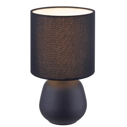 Brilliant - Stolná lampa AUREA 1xE14/20W/230V čierna