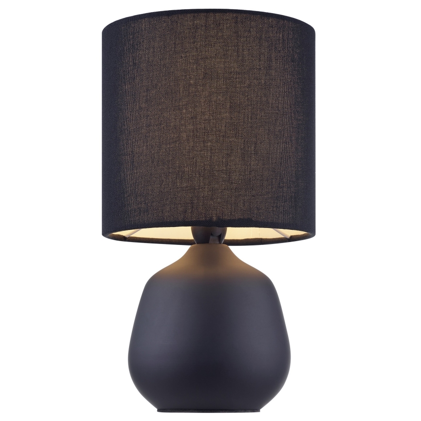 Brilliant - Stolná lampa AUREA 1xE14/20W/230V čierna