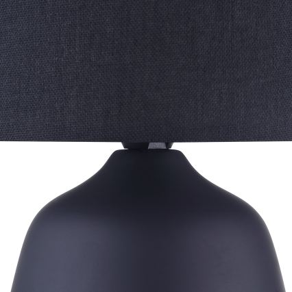 Brilliant - Stolná lampa AUREA 1xE14/20W/230V čierna