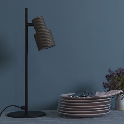 Brilliant - Stolná lampa CADIZ 1xGU10/10W/230V bronzová
