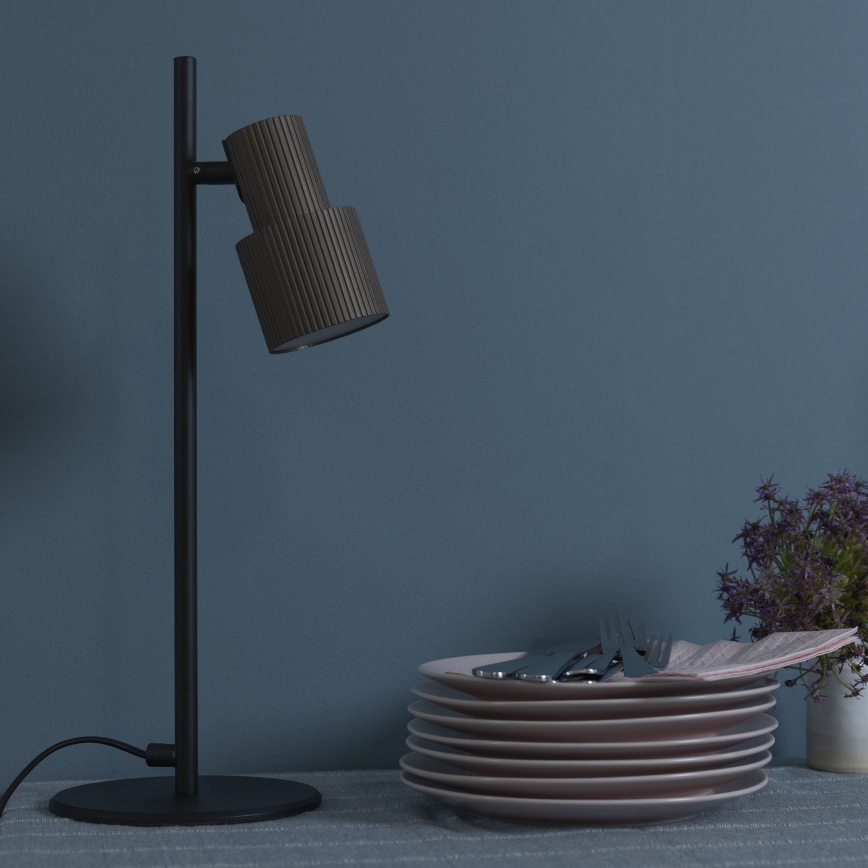 Brilliant - Stolná lampa CADIZ 1xGU10/10W/230V bronzová