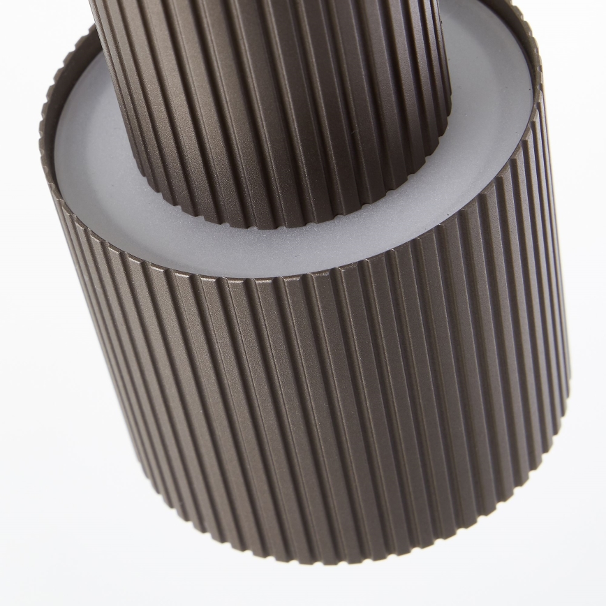 Brilliant - Stolná lampa CADIZ 1xGU10/10W/230V bronzová