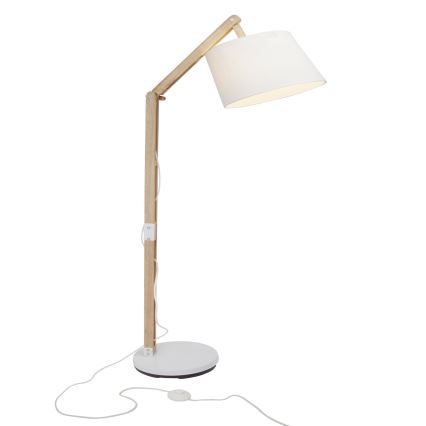 Brilliant - Stolná lampa CARLYN 1xE27/60W/230V béžová/biela