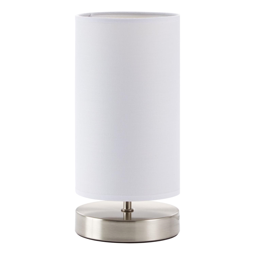 Brilliant - Stolná lampa CLARIE 1xE14/40W/230V matný chróm/biela