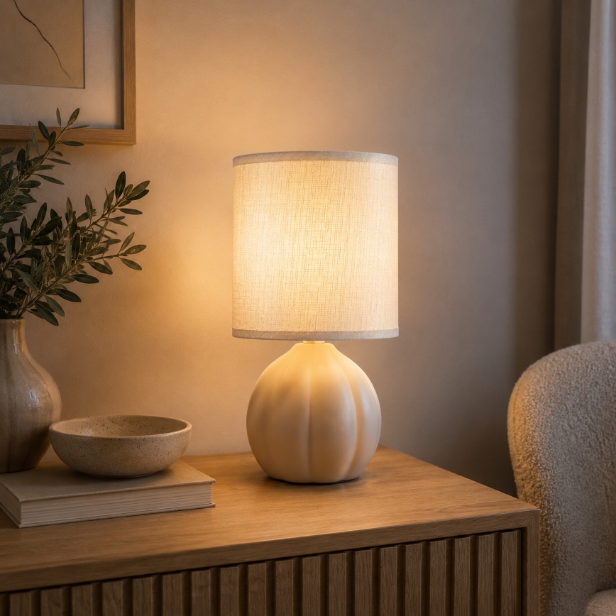 Brilliant - Stolná lampa DUNE 1xE14/20W/230V béžová