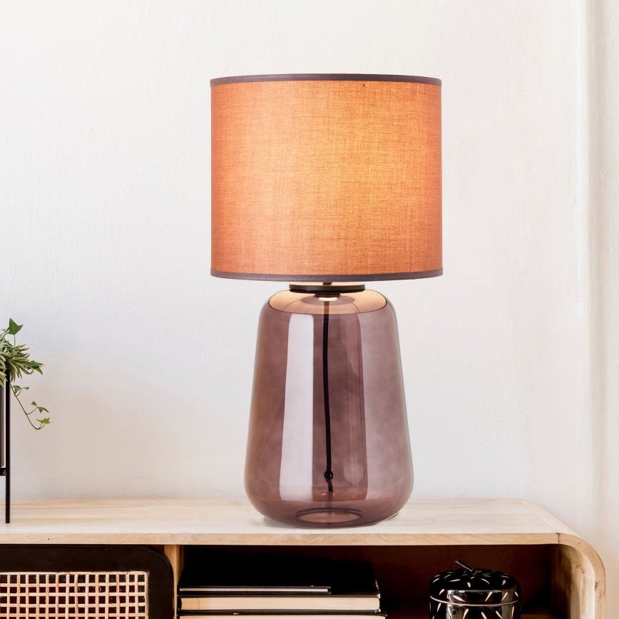 Brilliant - Stolná lampa HYDRA 1xE27/60W/230V ružová