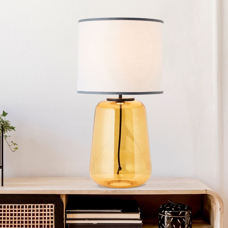 Brilliant - Stolná lampa HYDRA 1xE27/60W/230V žltá