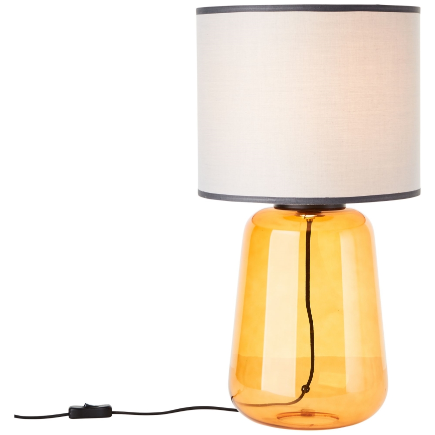 Brilliant - Stolná lampa HYDRA 1xE27/60W/230V žltá