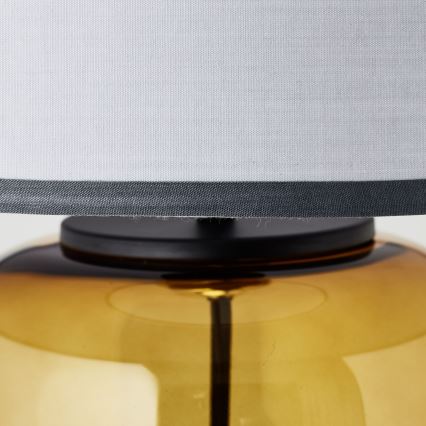 Brilliant - Stolná lampa HYDRA 1xE27/60W/230V žltá