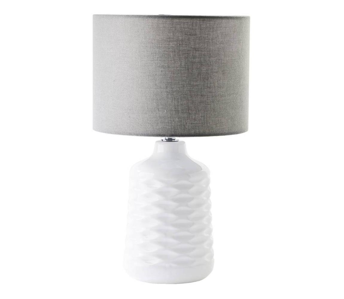 Brilliant - Stolná lampa ILYSA 1xE14/40W/230V biela/šedá 94569/70