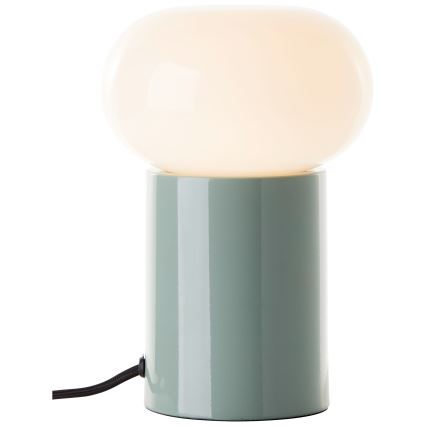 Brilliant - Stolná lampa KNUT 1xE27/25W/230V zelená/biela