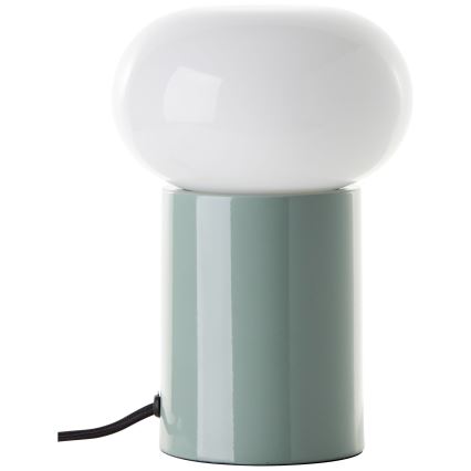 Brilliant - Stolná lampa KNUT 1xE27/25W/230V zelená/biela