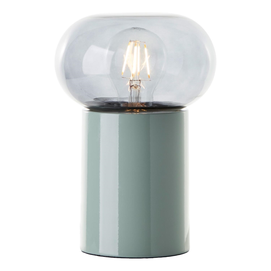 Brilliant - Stolná lampa KNUT 1xE27/25W/230V zelená/číra