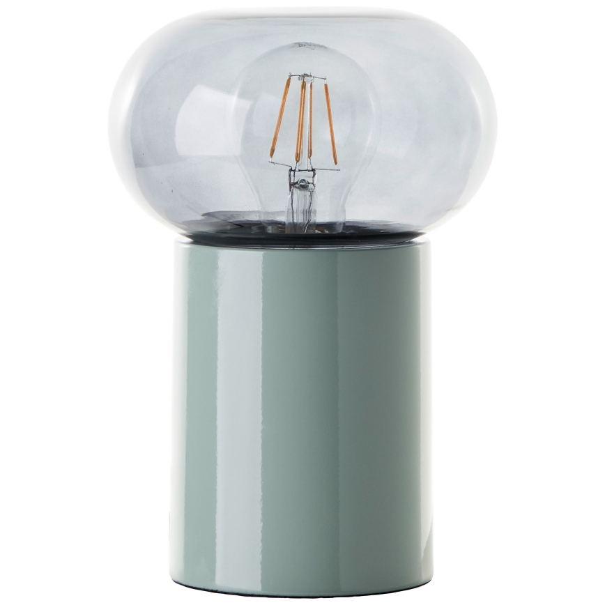 Brilliant - Stolná lampa KNUT 1xE27/25W/230V zelená/číra