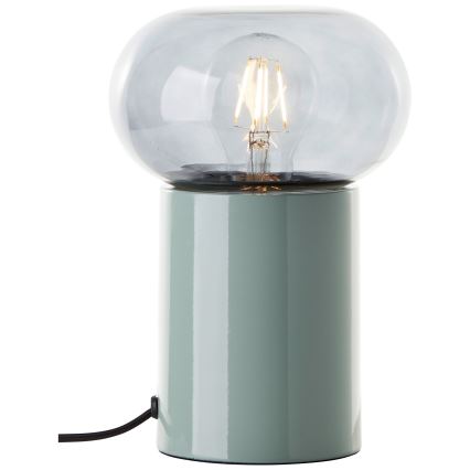 Brilliant - Stolná lampa KNUT 1xE27/25W/230V zelená/číra