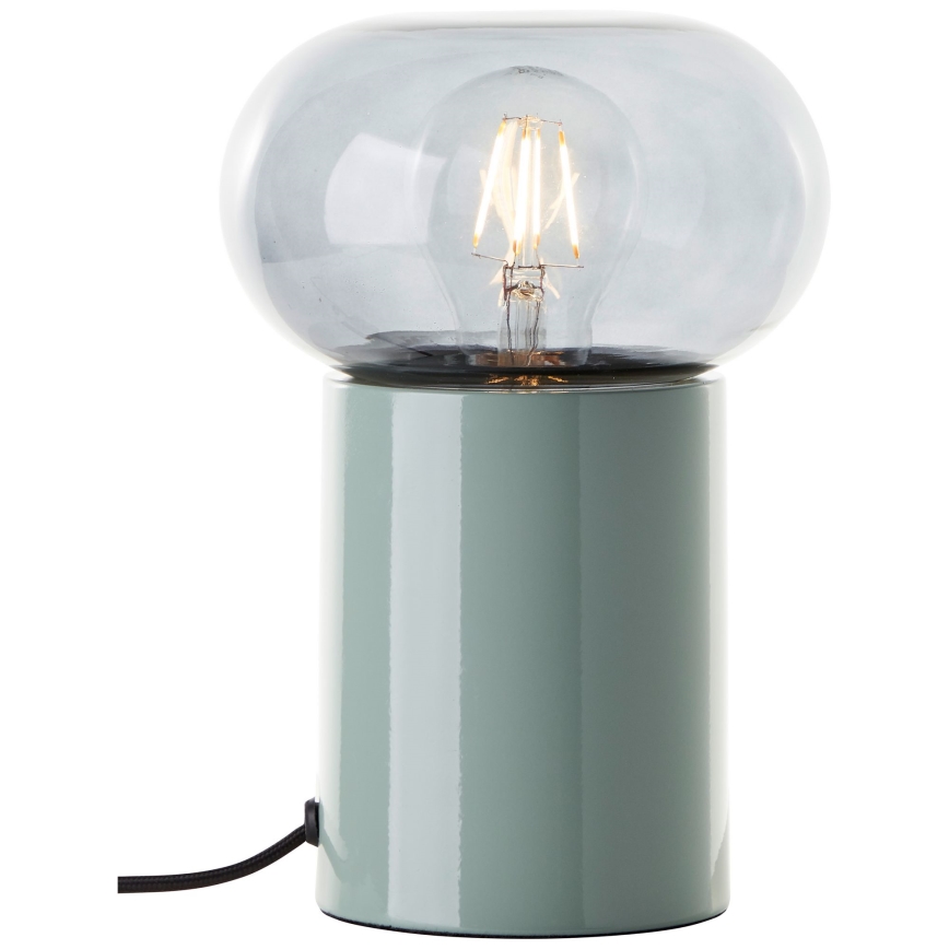 Brilliant - Stolná lampa KNUT 1xE27/25W/230V zelená/číra