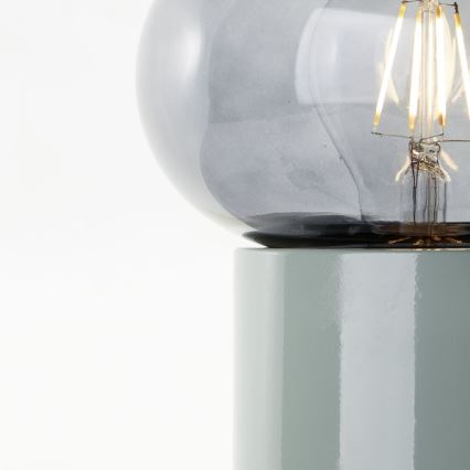 Brilliant - Stolná lampa KNUT 1xE27/25W/230V zelená/číra