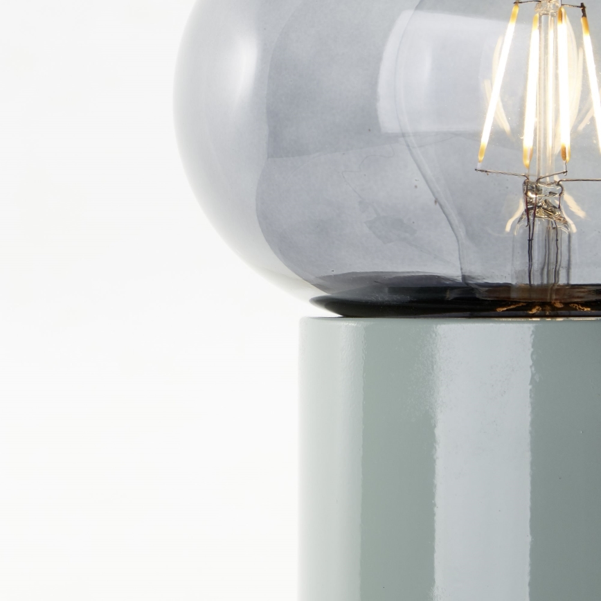 Brilliant - Stolná lampa KNUT 1xE27/25W/230V zelená/číra