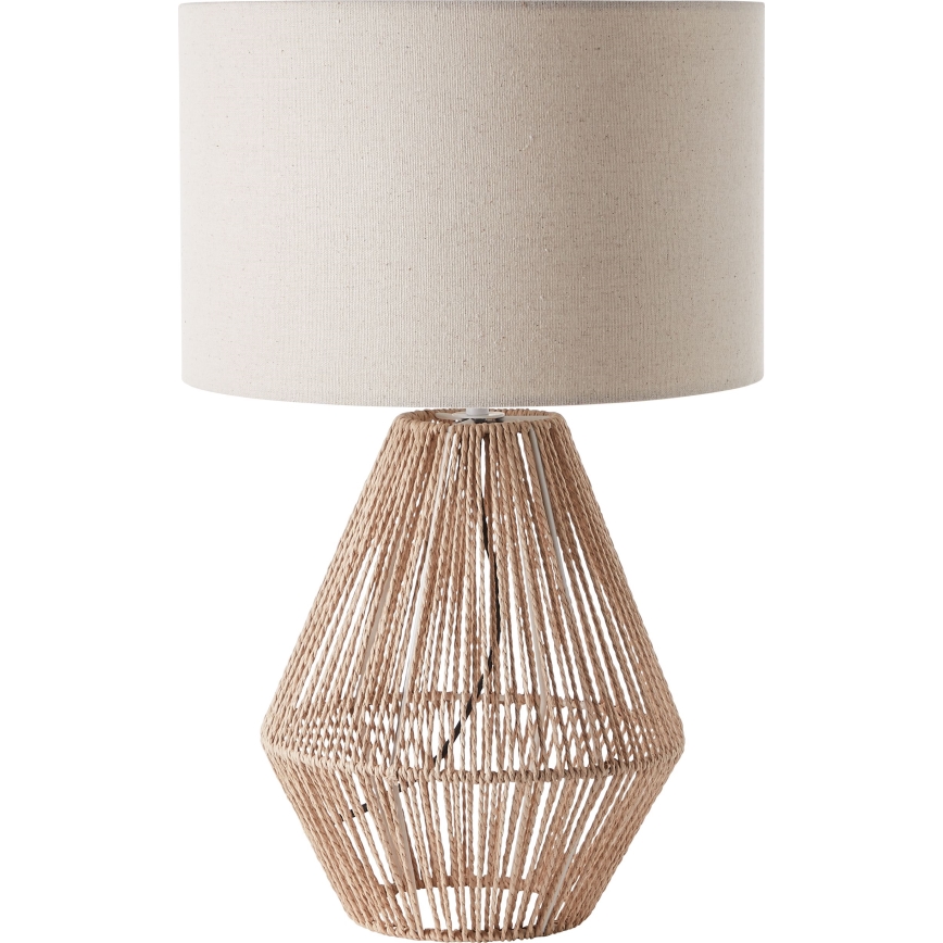 Brilliant - Stolná lampa LARAINE 1xE27/42W/230V béžová