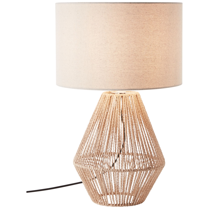 Brilliant - Stolná lampa LARAINE 1xE27/42W/230V béžová