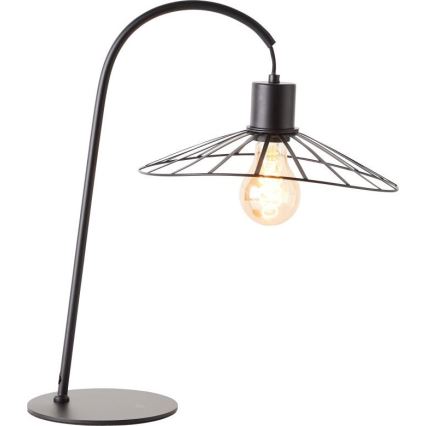 Brilliant - Stolná lampa LEIKA 1xE27/52W/230V čierna