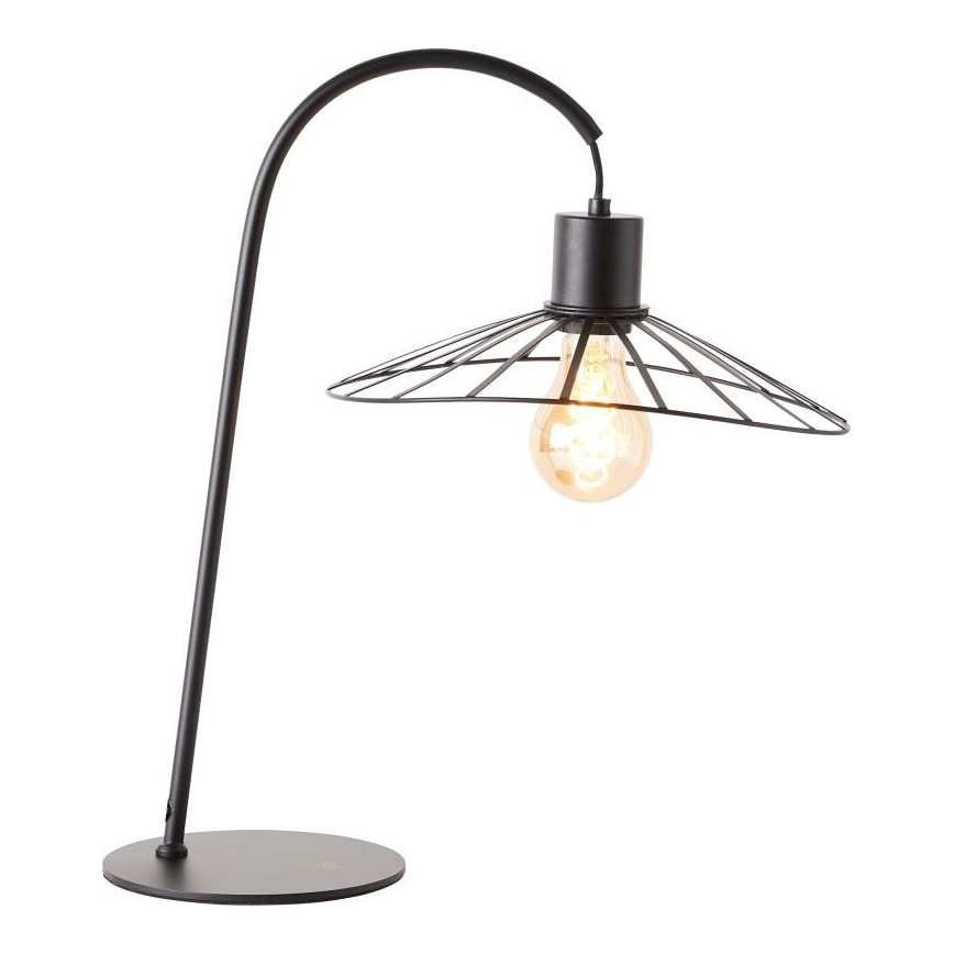 Brilliant - Stolná lampa LEIKA 1xE27/52W/230V čierna