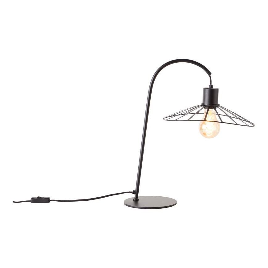 Brilliant - Stolná lampa LEIKA 1xE27/52W/230V čierna