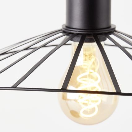 Brilliant - Stolná lampa LEIKA 1xE27/52W/230V čierna