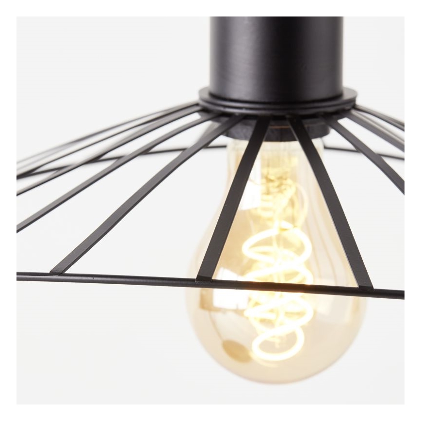 Brilliant - Stolná lampa LEIKA 1xE27/52W/230V čierna