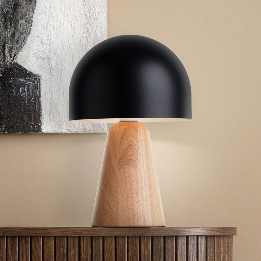 Brilliant - Stolná lampa NALAM 1xE14/40W/230V čierna/jaseň
