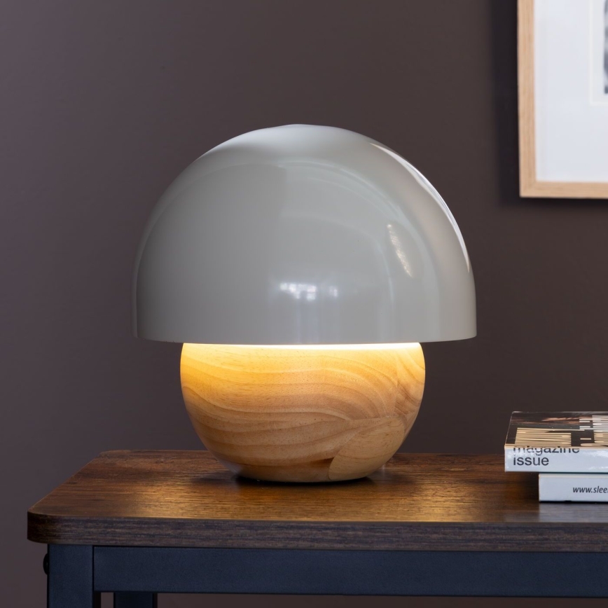 Brilliant - Stolná lampa NALAM 1xE14/40W/230V šedá/jaseň
