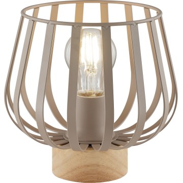 Brilliant - Stolná lampa NORDIC CAGE 1xE27/20W/230V béžová