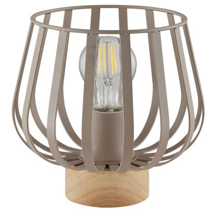 Brilliant - Stolná lampa NORDIC CAGE 1xE27/20W/230V béžová
