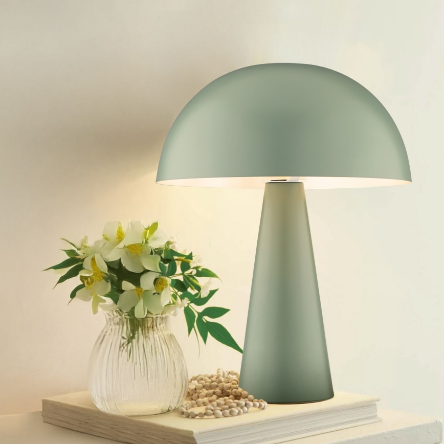 Brilliant - Stolná lampa SIGRUN 1xE14/28W/230V zelená