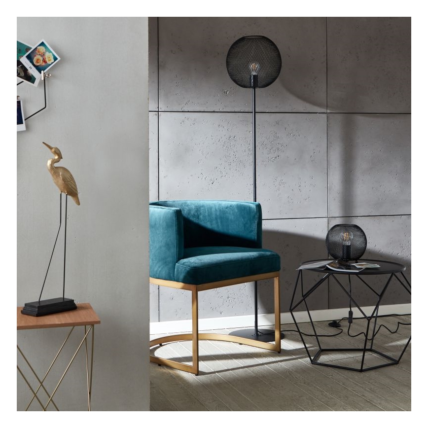 Brilliant - Stolná lampa SOCO 1xE27/60W/230V čierna