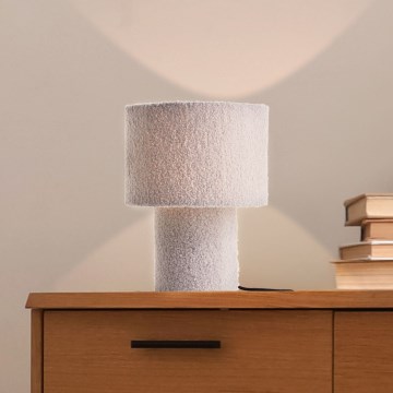 Brilliant - Stolná lampa TEDDY 1xE27/20W/230V sivá