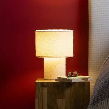 Brilliant - Stolná lampa TEDDY 1xE27/25W/230V krémová