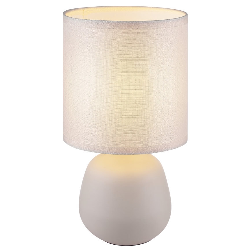 Brilliant - Stolová lampa AUREA 1xE14/20W/230V biela