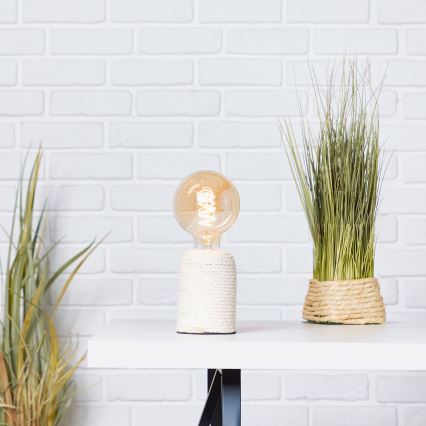 Brilliant - Stolová lampa CARDU 1xE27/40W/230V béžová
