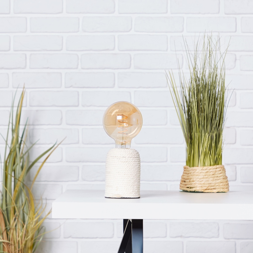 Brilliant - Stolová lampa CARDU 1xE27/40W/230V béžová