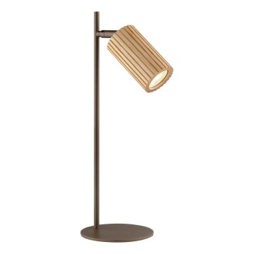 Brilliant - Stolová lampa LAKEWOOD 1xGU10/10W/230V hnedá