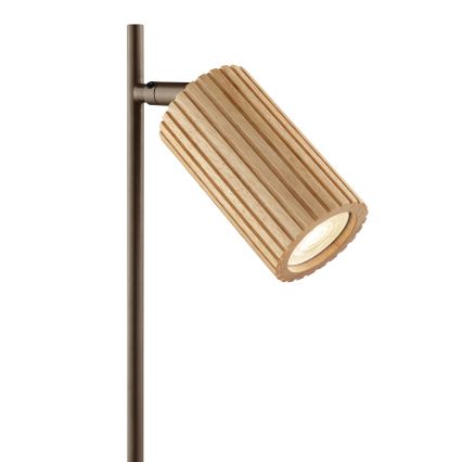 Brilliant - Stolová lampa LAKEWOOD 1xGU10/10W/230V hnedá
