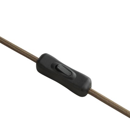 Brilliant - Stolová lampa LYN 1xE27/20W/230V hnedá/dymová hnedá