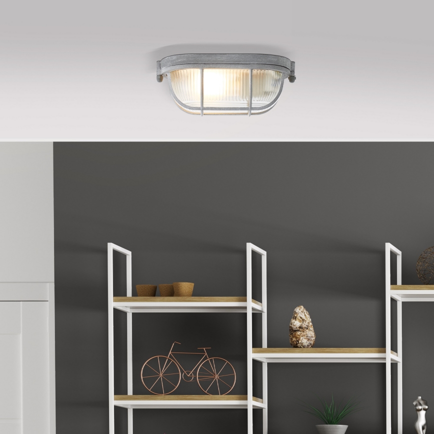 Brilliant - Stropné svietidlo BOBBI 1xE27/40W/230V sivá