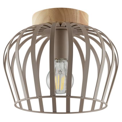 Brilliant - Stropné svietidlo NORDIC CAGE 1xE27/20W/230V pr. 25 cm béžové
