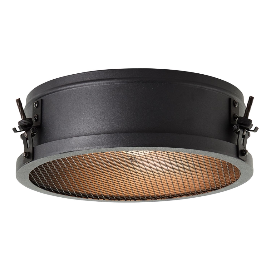 Brilliant - Stropné svietidlo ZOIS 1xE27/60W/230V priemer 30 cm čierne